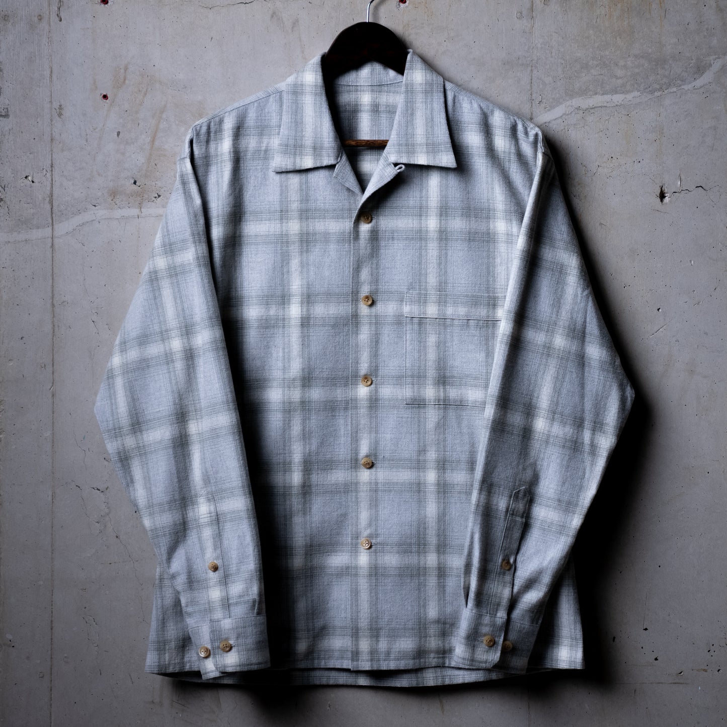 Check pajama shirt