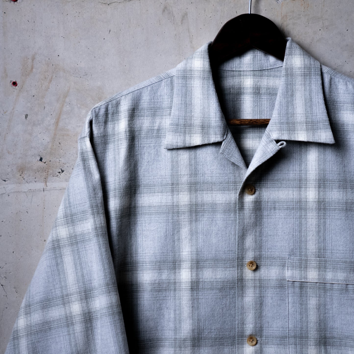 Check pajama shirt
