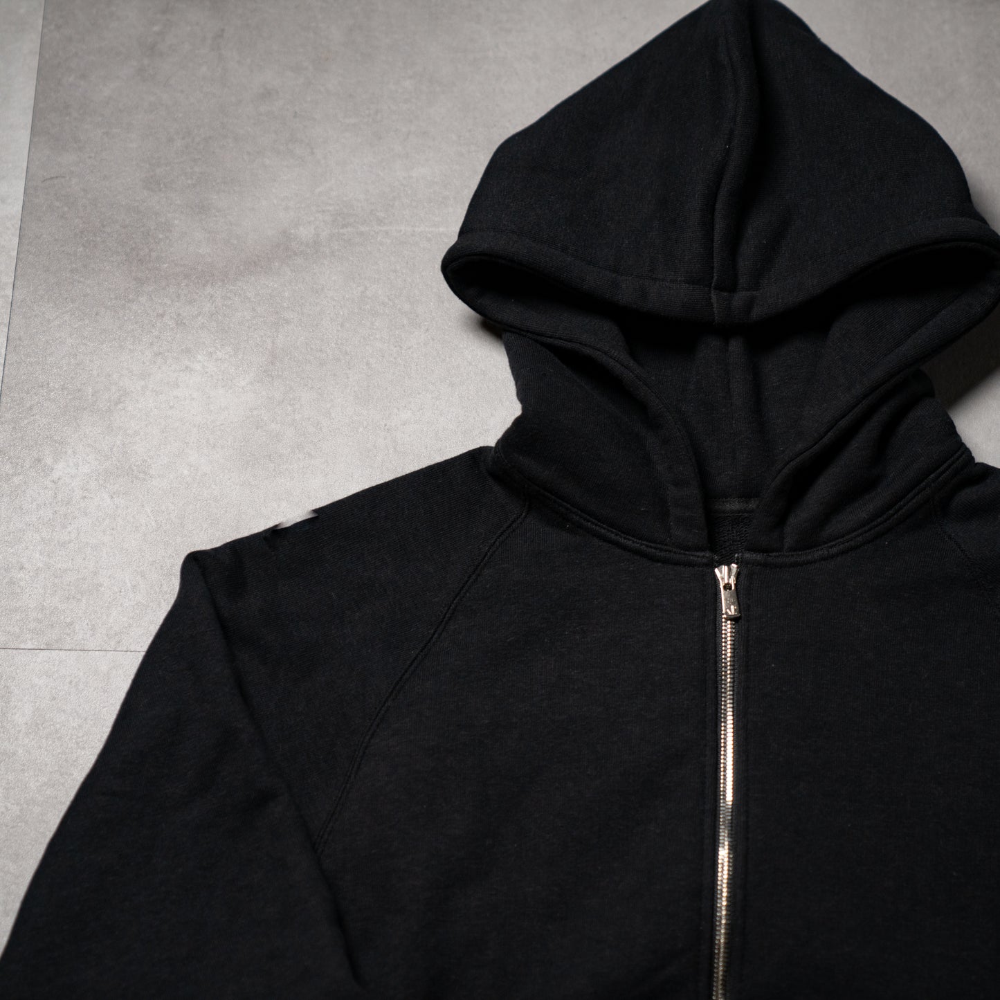 Loopwheel zip hoodie