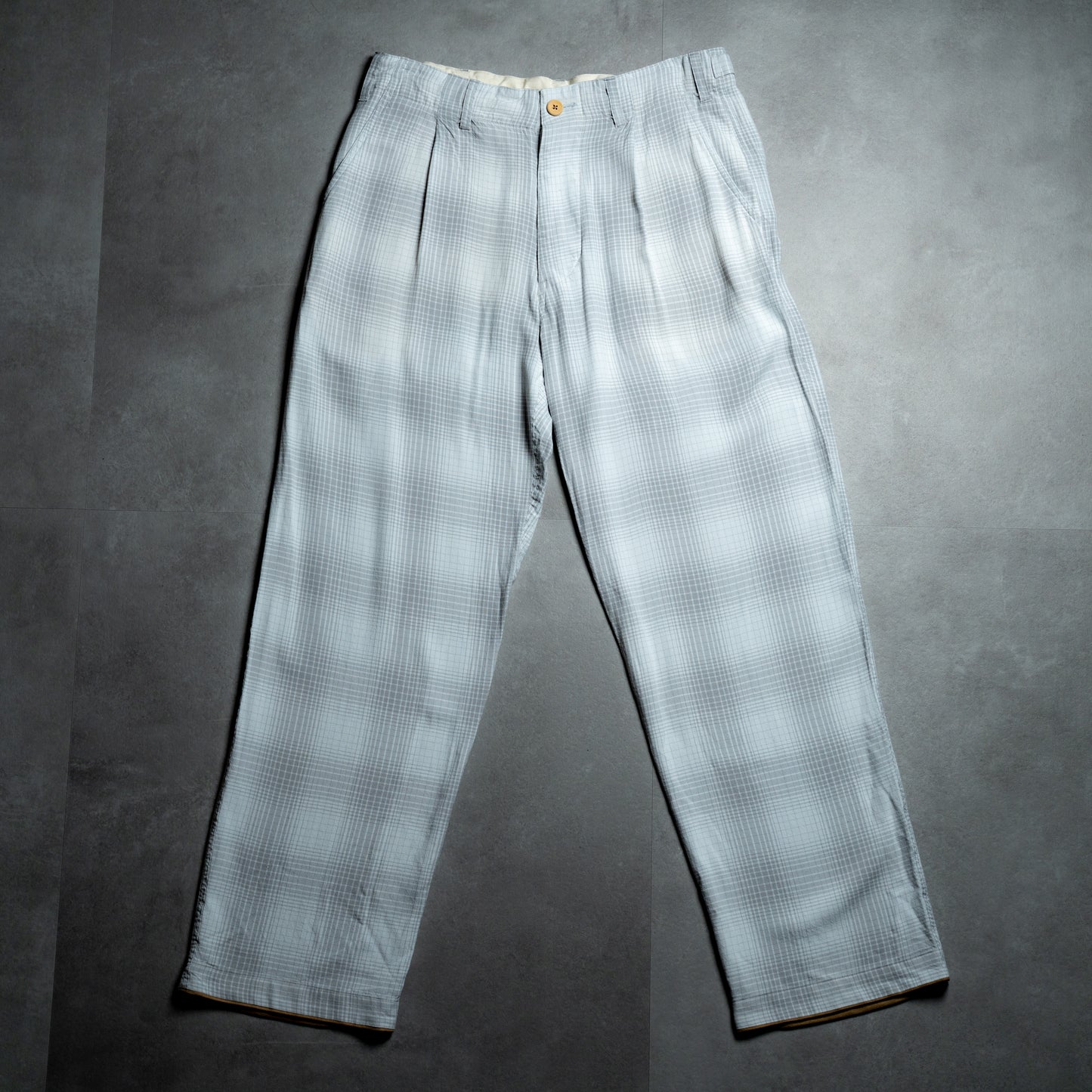 Rayon check pants