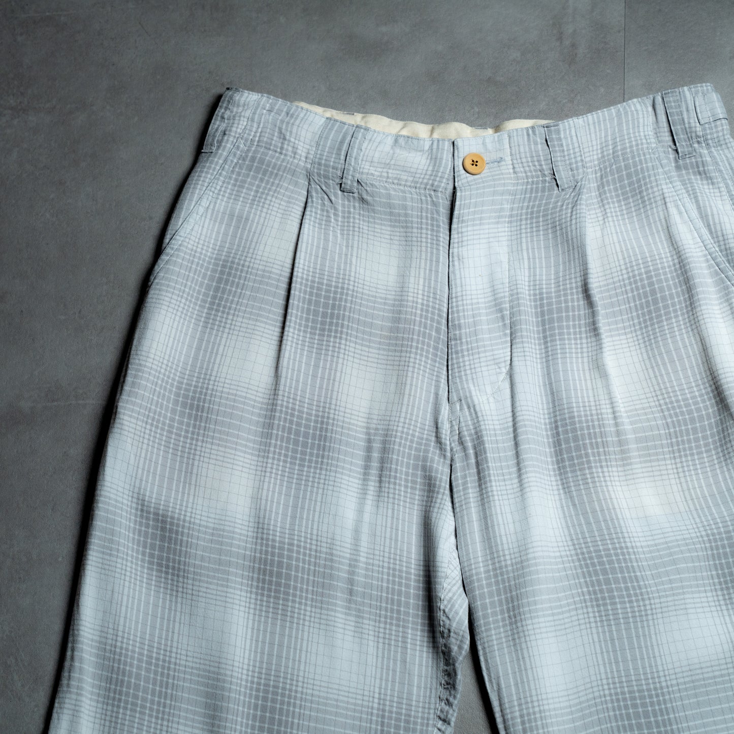 Rayon check pants