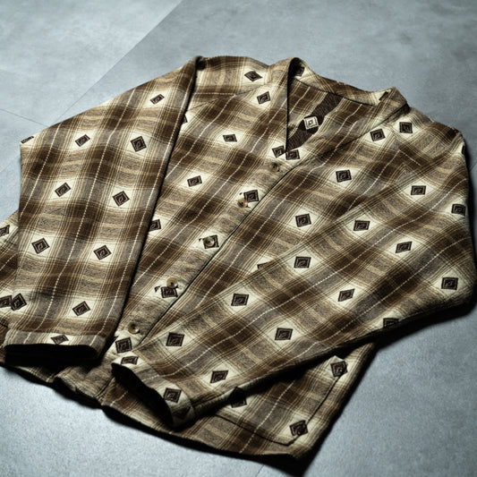 Nordic shirt cardigan