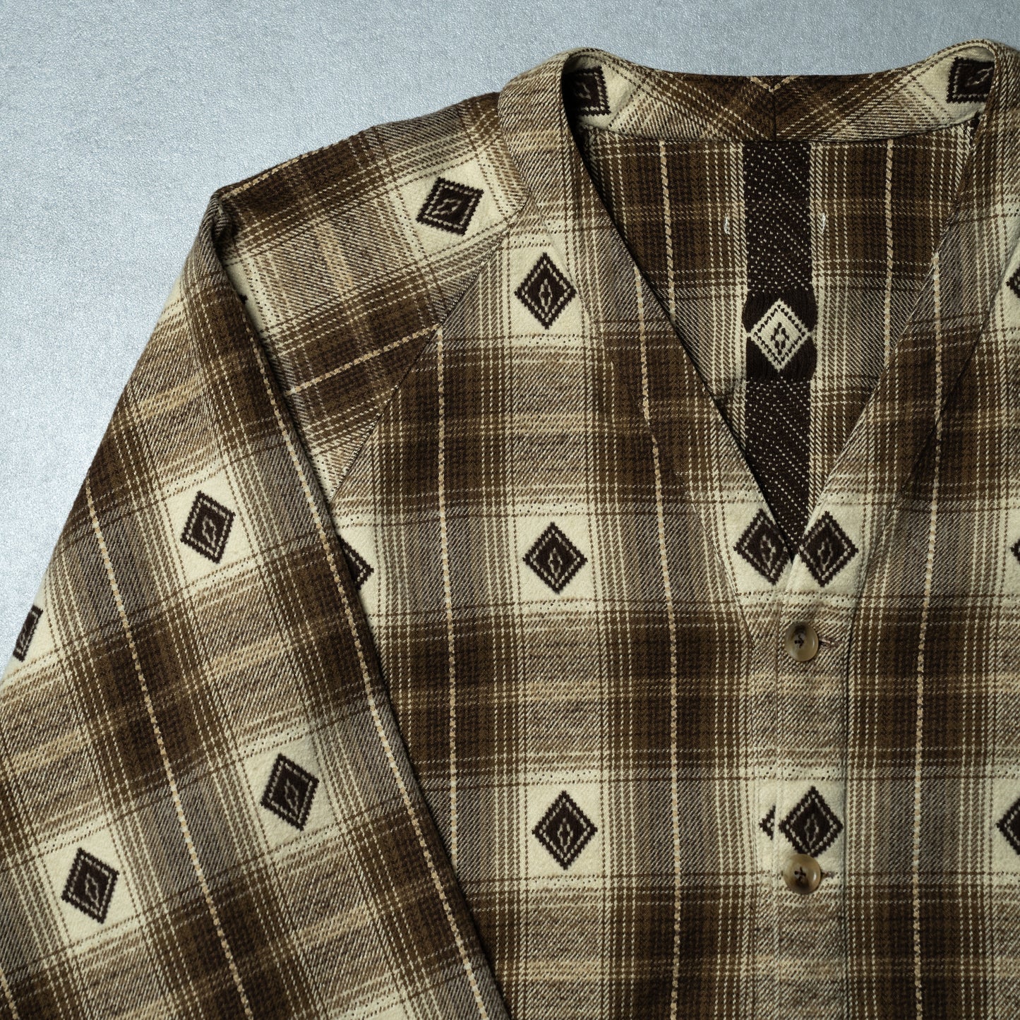 Nordic shirt cardigan