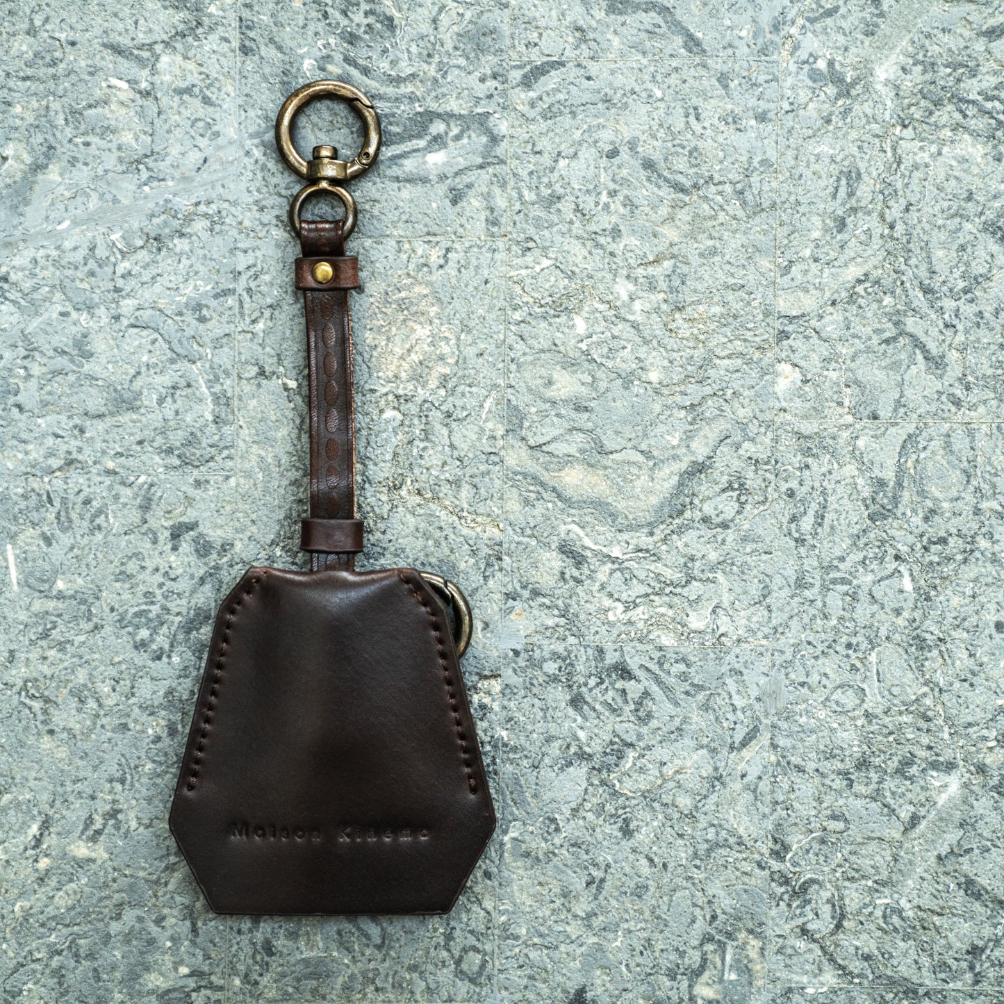 crochet keychain"cordovan"