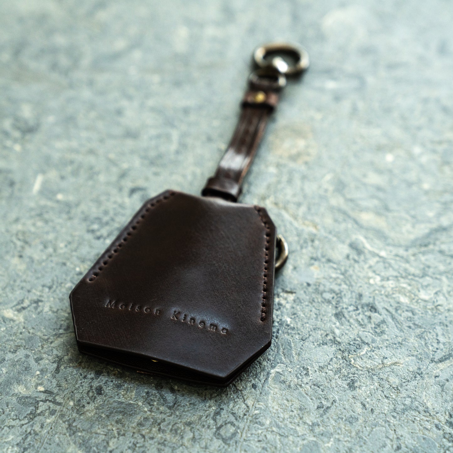 crochet keychain"cordovan"