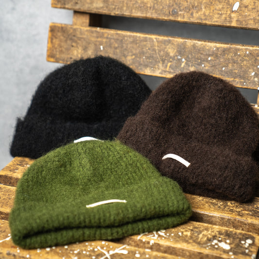 "Haze" Mohair Cap