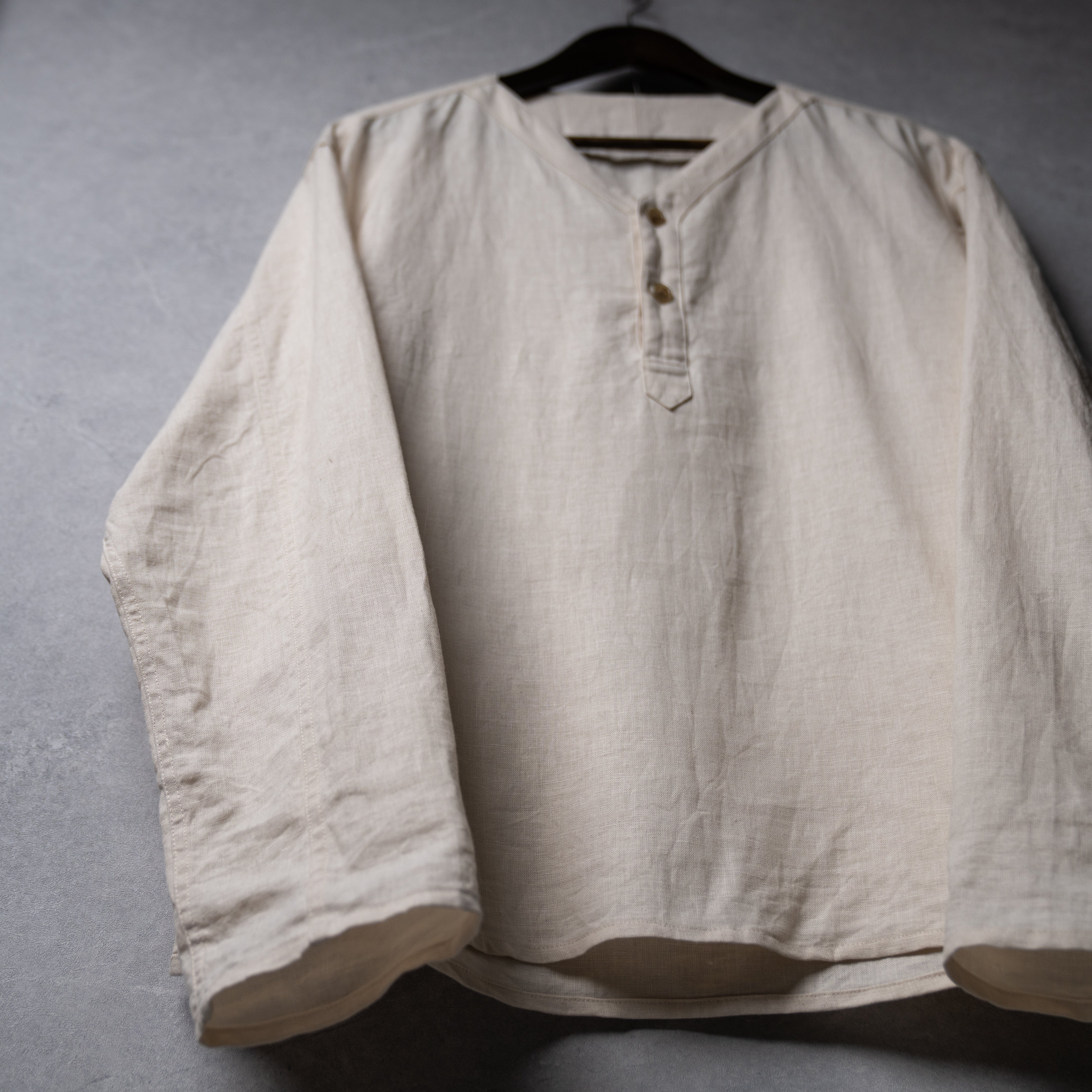 だ*い様 kinema full open sleeping shirt サイズ Linen sleeping shirt – Maison Kinema