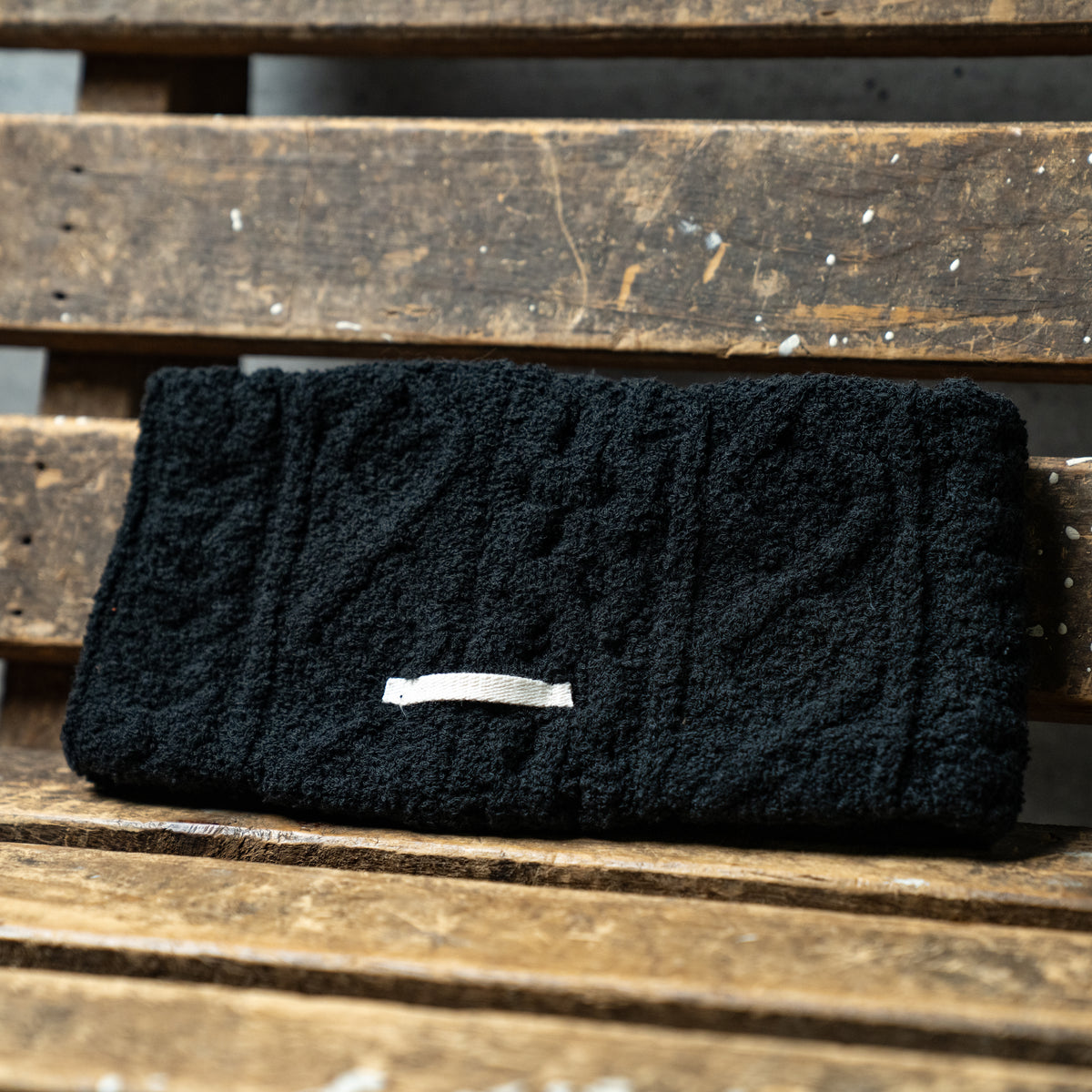 Aran pile hair band