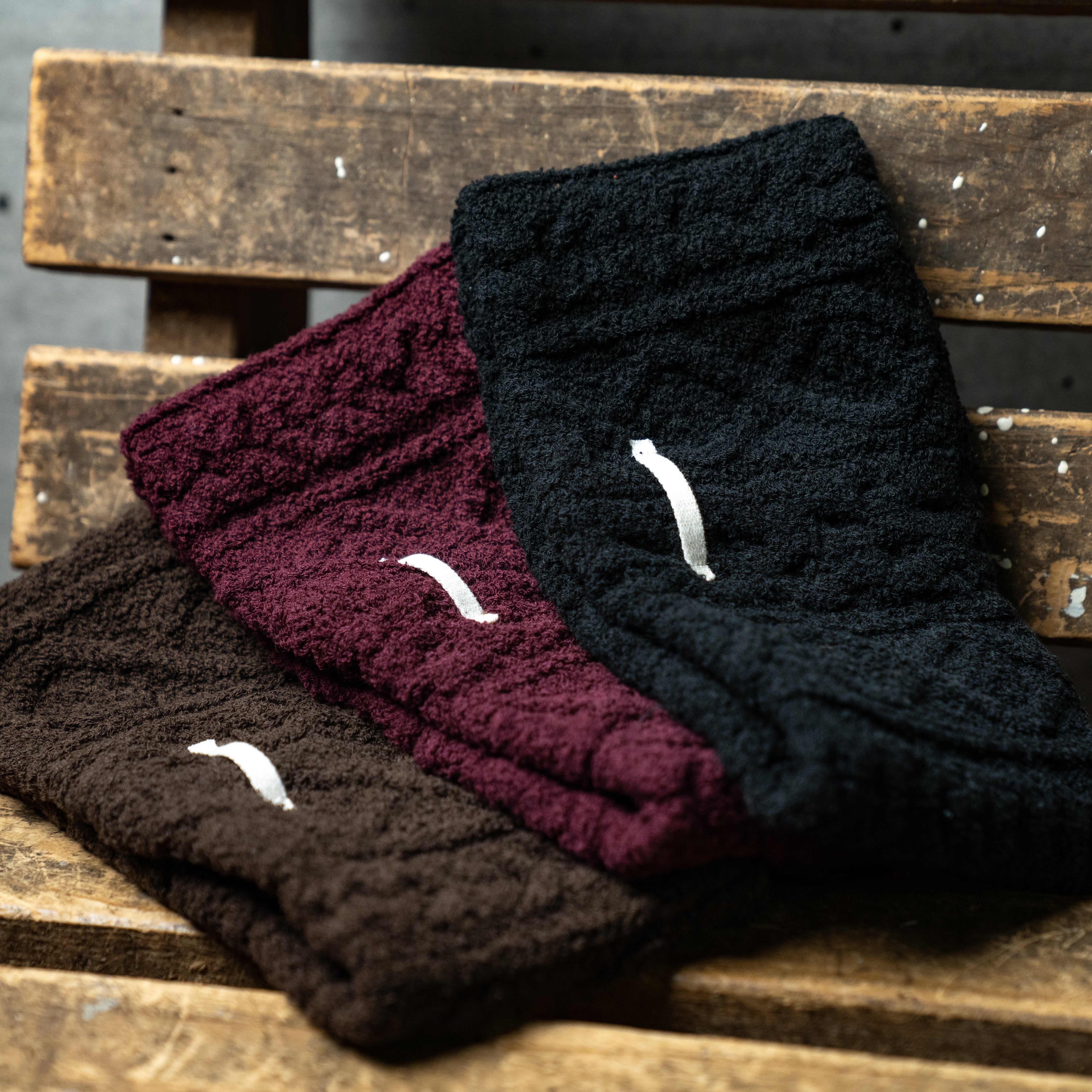 Aran pile hair band – Maison Kinema