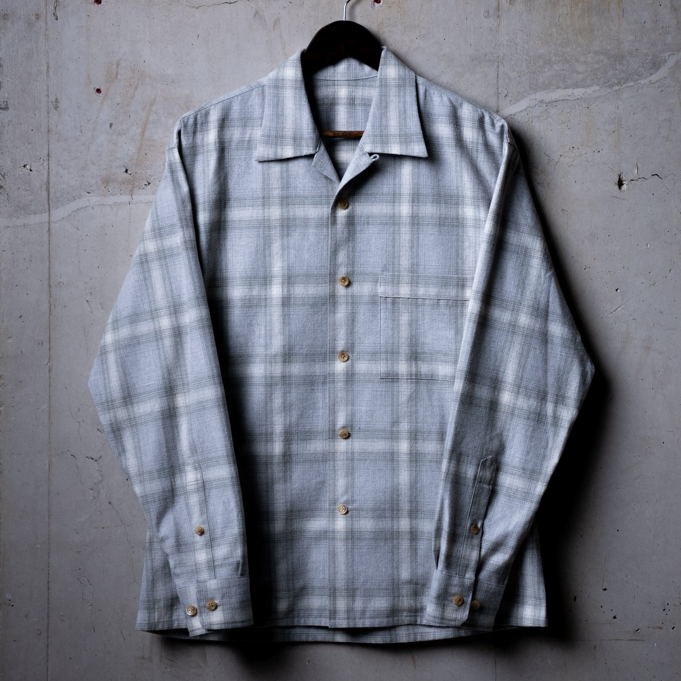 Check pajama shirt – Maison Kinema