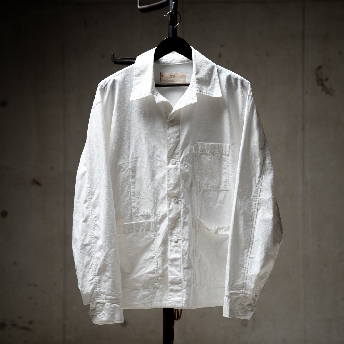 Cotton pajama shirt jacket