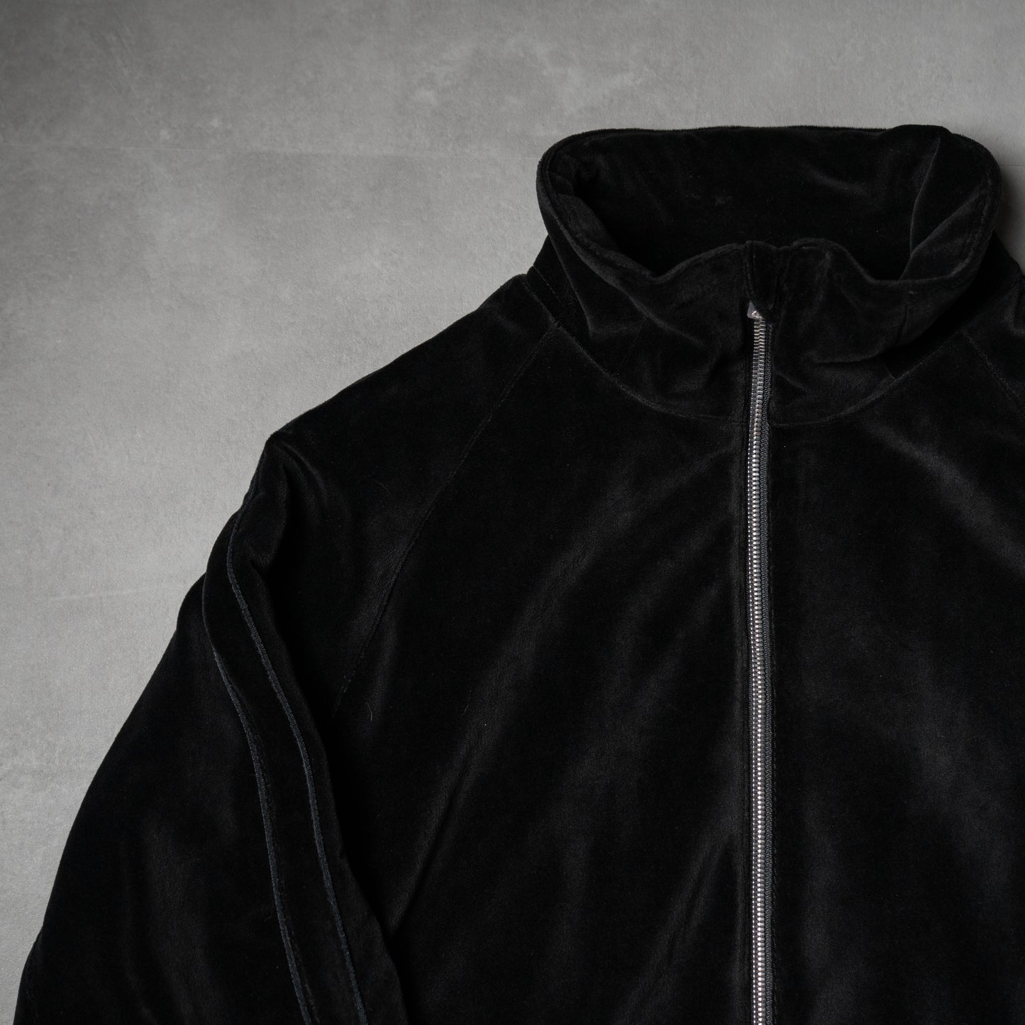 Heavy velor track jacket