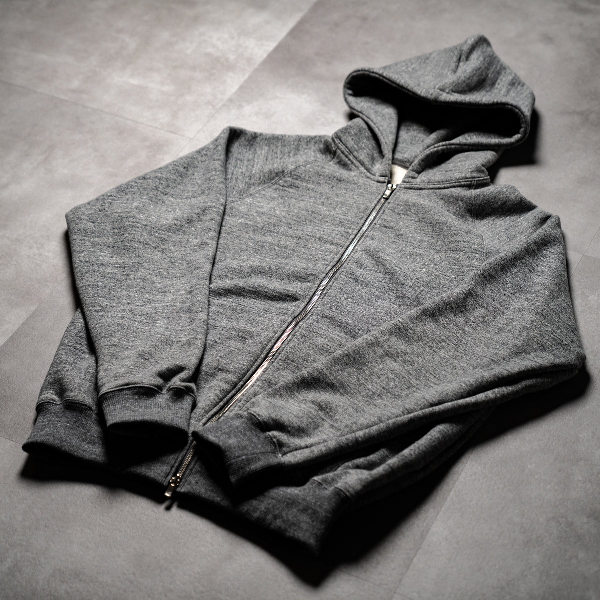 Loopwheel zip hoodie – Maison Kinema