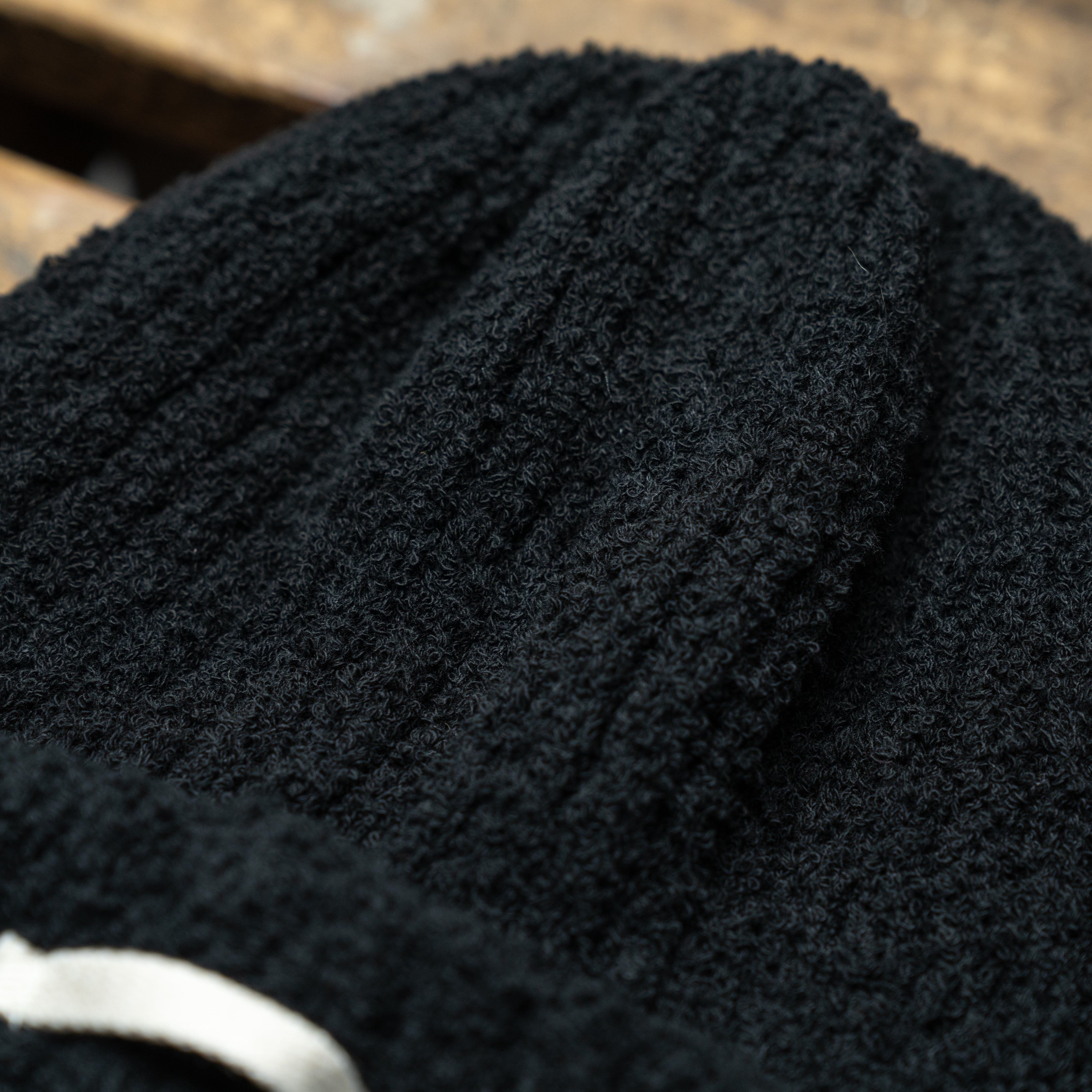 Cotton pile knit cap – Maison Kinema