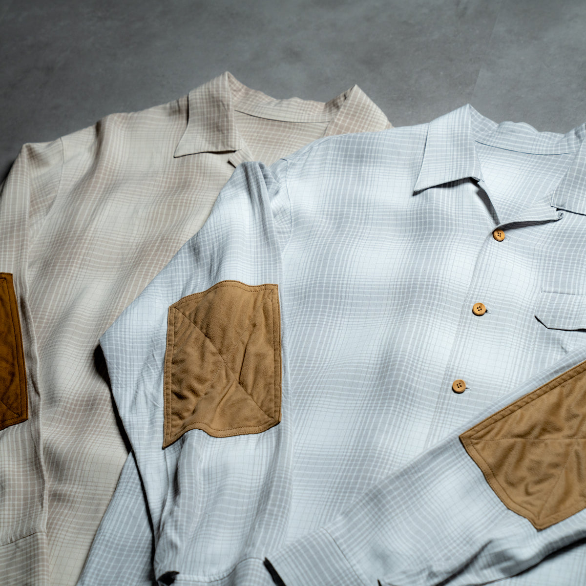 Rayon check shirt – Maison Kinema
