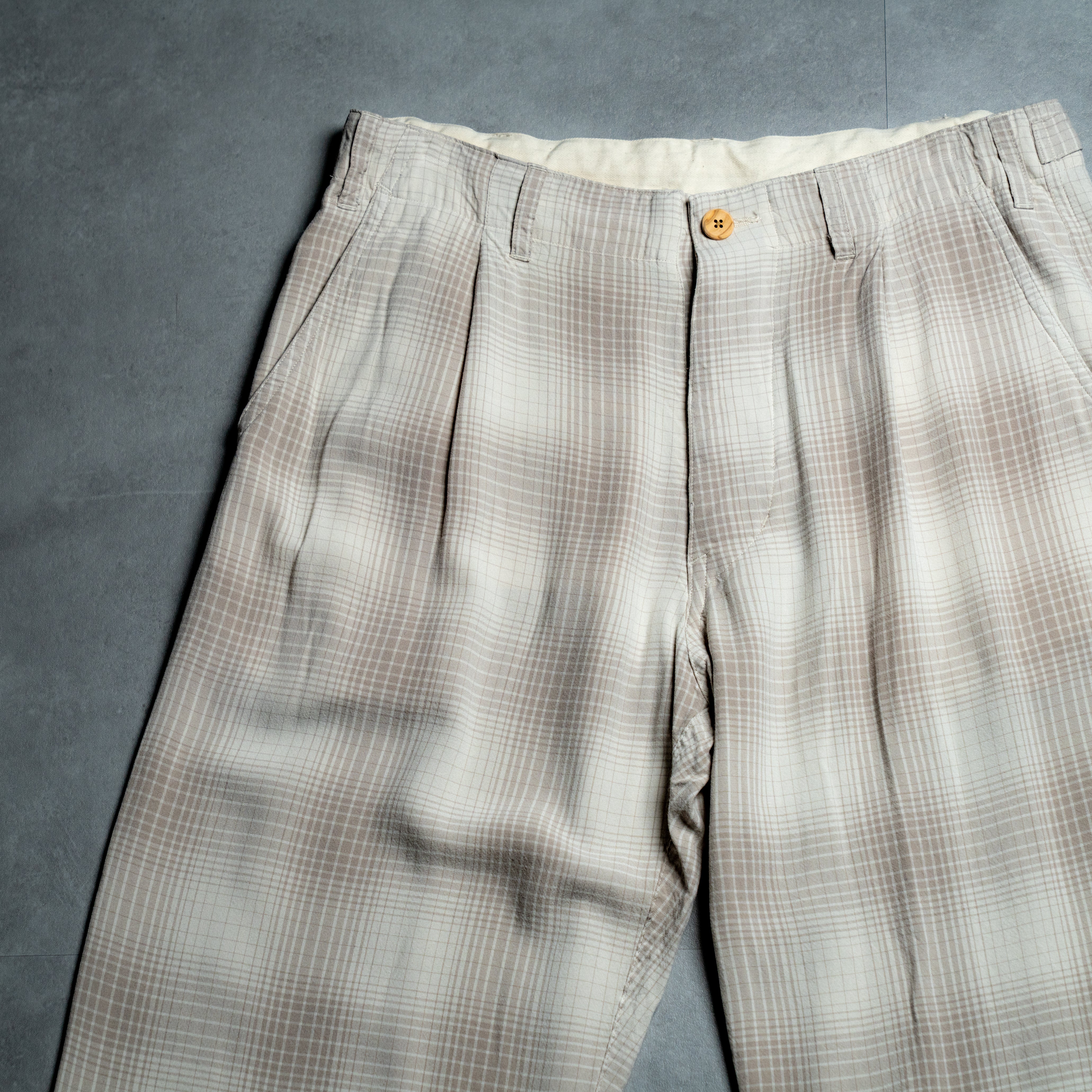 パンツ MAISON KINEMA Check pajama pants Rayon check pants – Maison Kinema