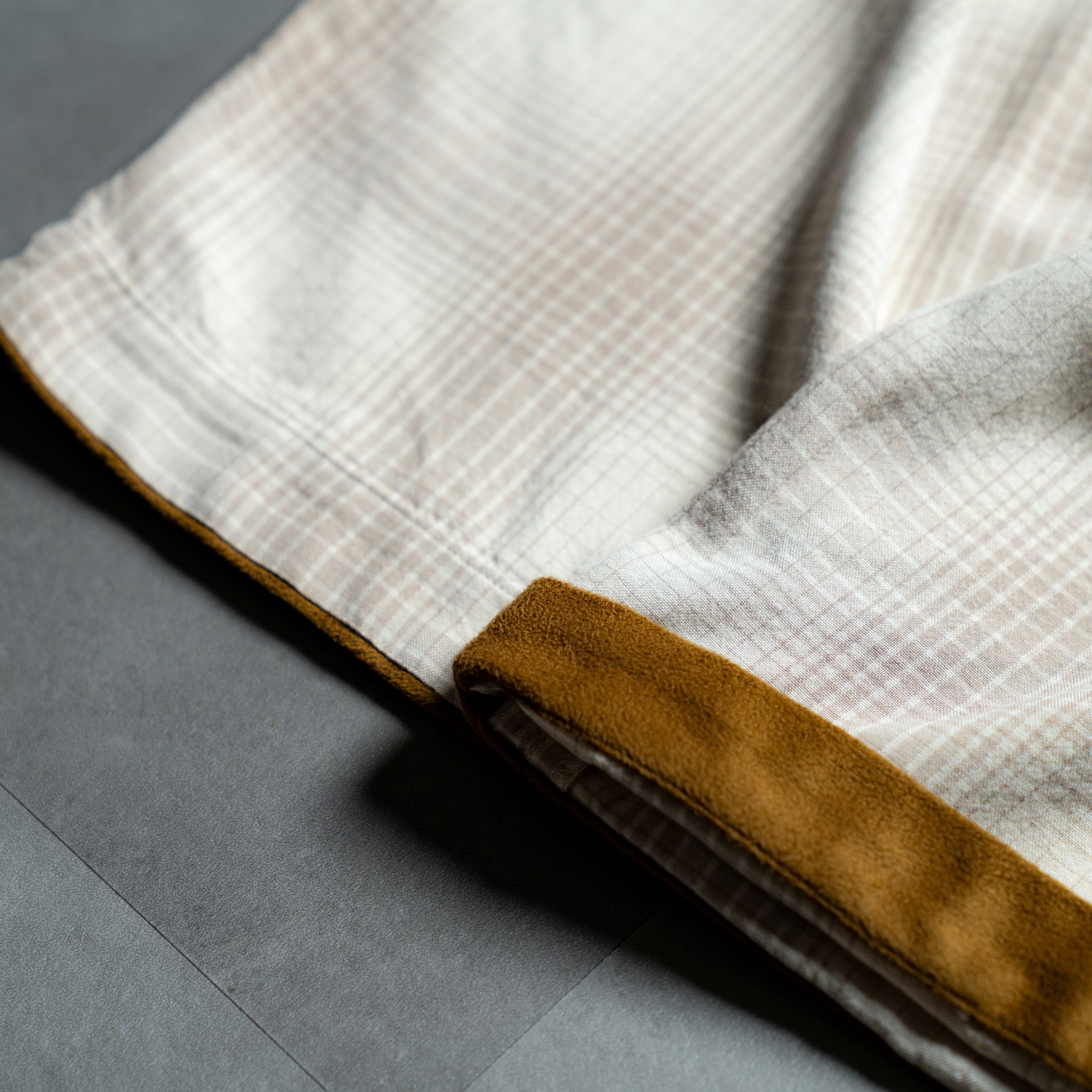 Rayon check pants – Maison Kinema