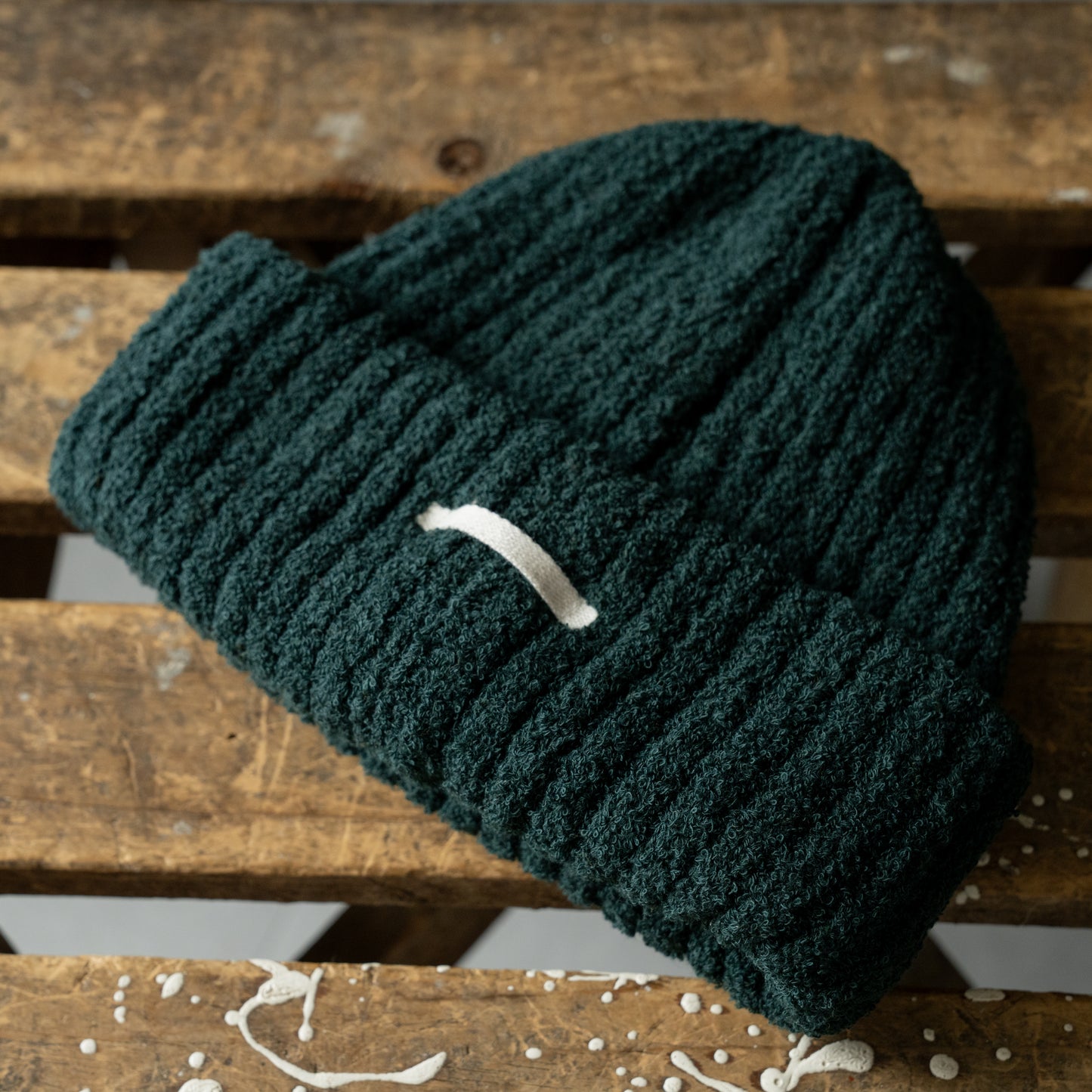 Cotton pile knit cap
