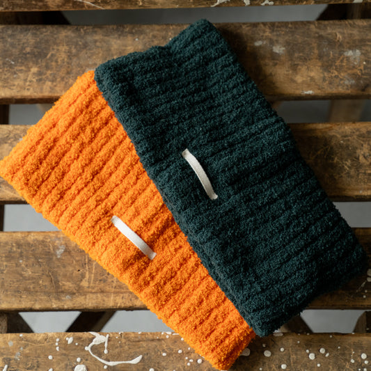 Cotton pile hair band